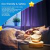 3D Moon Crystal Ball Night Light - LED Lights Hologram Glass Lamp, USB Powered Crystal Lamps with Adjustable Brightness