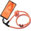 Crossbody Case for Samsung Galaxy A32 5G Shockproof Anti-Scratch Protection with Sturdy Lanyard Orange