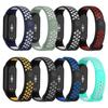 Sport Silicone Strap For Xiaomi Mi Band 8 Bracelet Two-Color Wristband