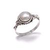 Pearl 925 Sterling Silver  Ring, Natural Pearl Gemstone Handamde Ring Jewelry