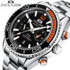 Paulareis Fully Automatic Mechanical Luminous Solid Heart Steel Band Multifunctional Male Watch Automatic Watch