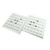 High Quality White PU Leather Jewelry Storage Display Tray Ring Storage Display Props Jewelry Store Window Counter Display Tray