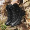 Hiking Shoes Men Shoes Outdoor Lace-Up Breathable Comfortable Casual Ankle Boots Men Anti-Slip Shock-Absorbing Combat Boots Men