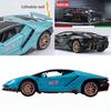 1/24 Scale LP770 Sports Racing Metal Model Diecast Car, Pull Back Vehicles with Light and Sound Toy Cars for Kids Age 3 Year and Up