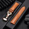 Crocodile Pattern Luxury Design Leather Watchbands with Automatic Buckle Men Watch Band 18mm 20mm 22mm 24mm Watch Straps