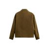 Zara Solid Color Lapel Single-Breasted Long Sleeve Jacket Men Jackets Yellow-Green 7563505 510