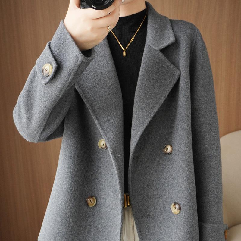 Autumn and Winter Loose Cardigan Coat Short Suit Collar Jacket Temperament Fashion Women's Clothing