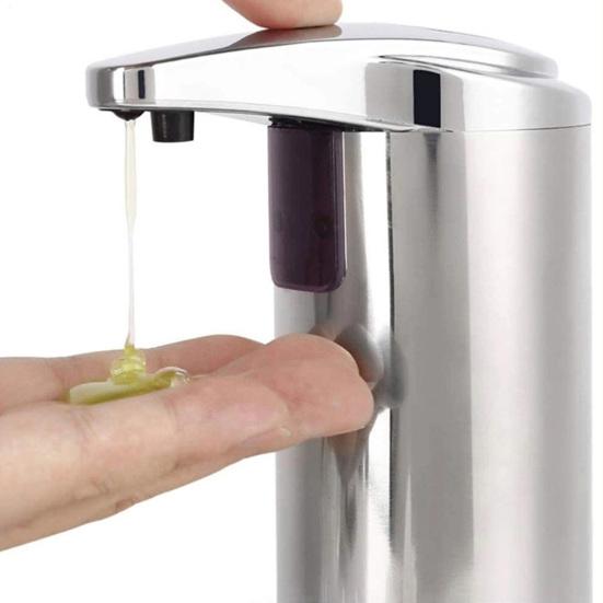 Automatic Soap Dispenser with Sensor Large Capacity Smart Intelligent Induction Hand Sanitizer Dispenser Liquid Soap Pump Kitchen Supplies