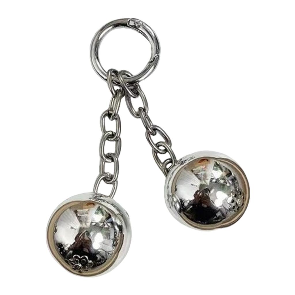 Sweet Heart Bowknot Beaded Keychain Pendant Lovely Hangings Decorations Keyring Charm for Purse Bag Backpack Handbag