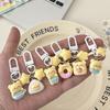 Cute Bear School Bag Pendant Keychain Accessory