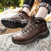 New Men 'S High -Top Waterproof Hiking Shoes Autumn Fashion Outdoor Sports Shoes Hiking Boots Men 'S Autumn Large Size 38 -46