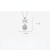 BELLA BOX Paraiba Pear Shape Pendant Necklace Multiple Colour Fashion Wedding Engagement Jewelry