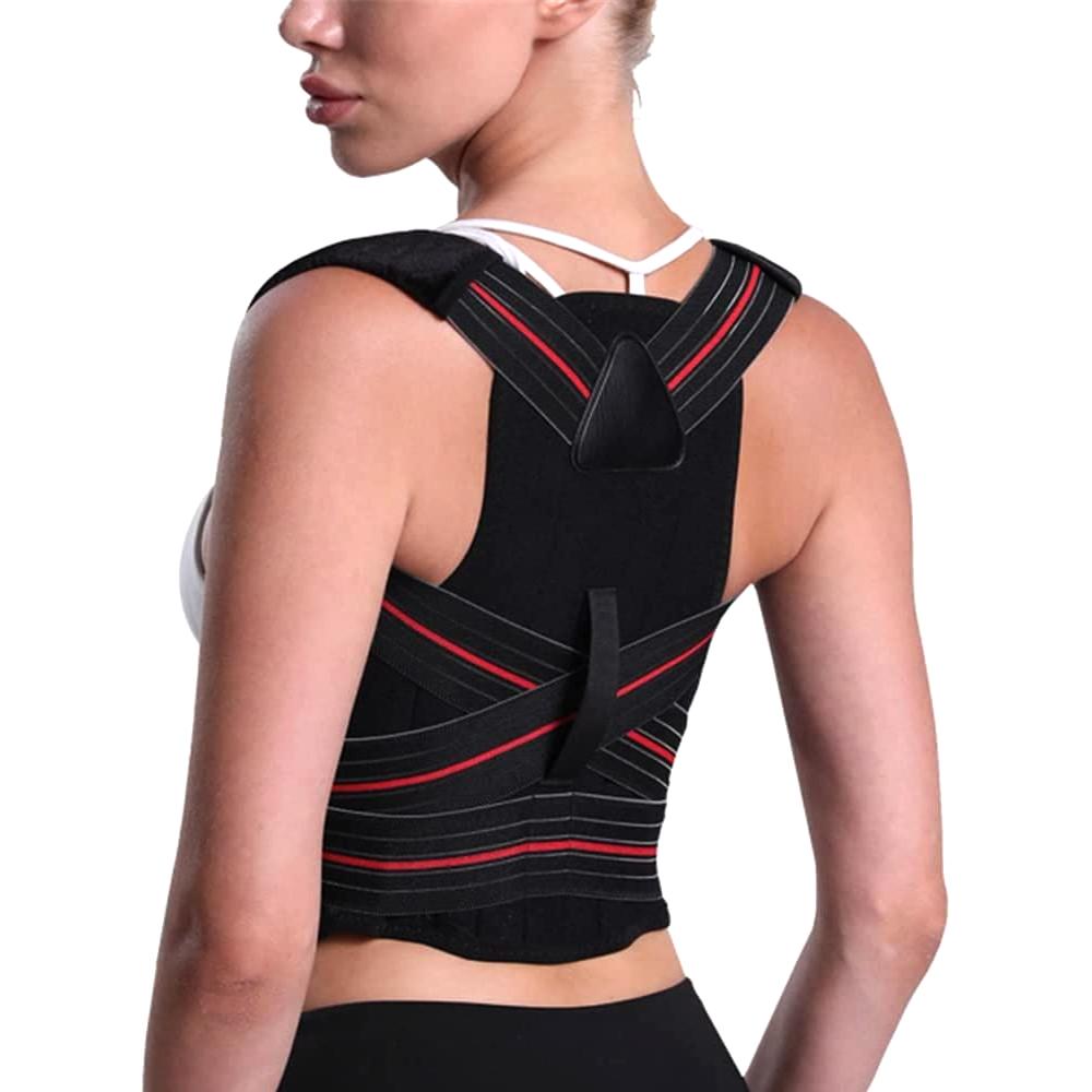 Posture Corrector Back Posture Brace Clavicle Support Stop Slouching and Hunching Adjustable Back Trainer Home Gym Office School