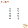 Tancise 925 Sterling Silver Zircon Earrings Drop Earrings For Women Wedding Party Gifts