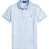 Polo Striped Logo Embroidered Short Sleeve Polo Shirt Men Tops Light-Blue MNPOKNI1N821155-400