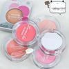 Monochrome Blush Face Brightening Long-lasting Waterproof Developing Nude Makeup Natural Highlights One Disc Beginner Blush Contouring Student Makeup