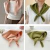 Korean Style Warm Knitted Scarf Winter Headscarf Shawl New Wool Triangular Scarf