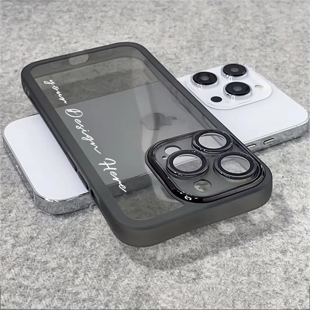 Customized Name Bumper Clear Phone Case For TECNO CAMON 30S Pro 30 5G 4G Camera Protection