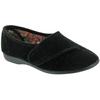 Womens/Ladies Audrey Touch Fasten Slippers