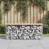 VidaXL Gabion Design Garden Bench 103x31.5x42 Solid Pine Wood, Garden Seat, Park Bench, Picnic Bench 834350
