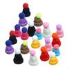 20x Knitting Hats Doll Hair Accessories Small Caps Decor