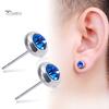 Jewelry Gift Rhinestone Unisex Stainless Steel Ear Stud Earrings Helix Piercing