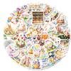 50 New Easter Theme Waterproof Decorative Stickers Resurrected Egg Bunny No Repetition Decorative Stickers