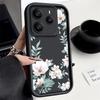 Simple Floral Pattern TPU Soft Phone Case For Xiaomi 14T Pro 13T Poco F6 X6 Pro M6 X5 Redmi Note 14 13 Pro 12 11 10 Matte Shockproof Bumper Cover