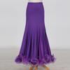 Lady Ballroom Dance Skirt Female Modern Dancing Practice Skirt National Standard Dance Skirt Ballroom Dance