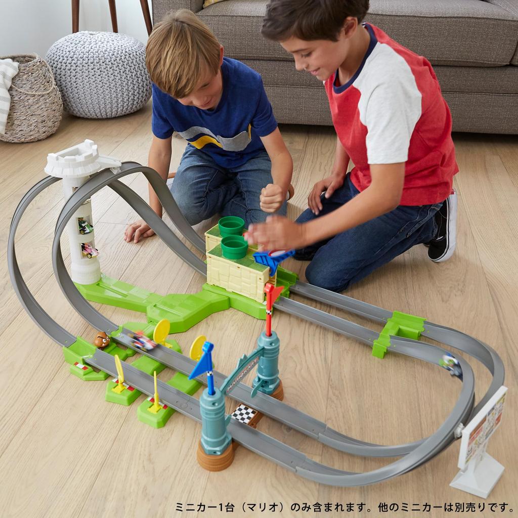 Hot Wheels Mario Kart Circuit Light Track Set Ages 1 Mario GHK15 5+ [Includes Car]