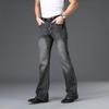 Jeans Men Men's Flared Jeans Large Size Mid-Rise Jeans
