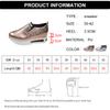 Silver Gold Snake Pattern Sneakers Women 2024 Spring Slip On Height Increase Sneaker Woman Plus Size Pu Leather Loafers Shoes 42