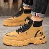 High-top Martin Boots Autumn and Winter New Men's Shoes Work Shoes for Men Versatile British Style Thick Sole Short Boots