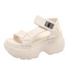 Fashion Summer Women's Sandals Fashion Thick Soled Roman Women Shoes New Casual Lady Anti-Slip Ladies Shoes Wedge Heels Platform Sandals