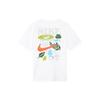 Nike Cartoon Print American Retro Loose Fit Round Neck Pure Cotton Sporty Comfortable Short Sleeve Drop Shoulder T-Shirt Men Tops White FN3700-100