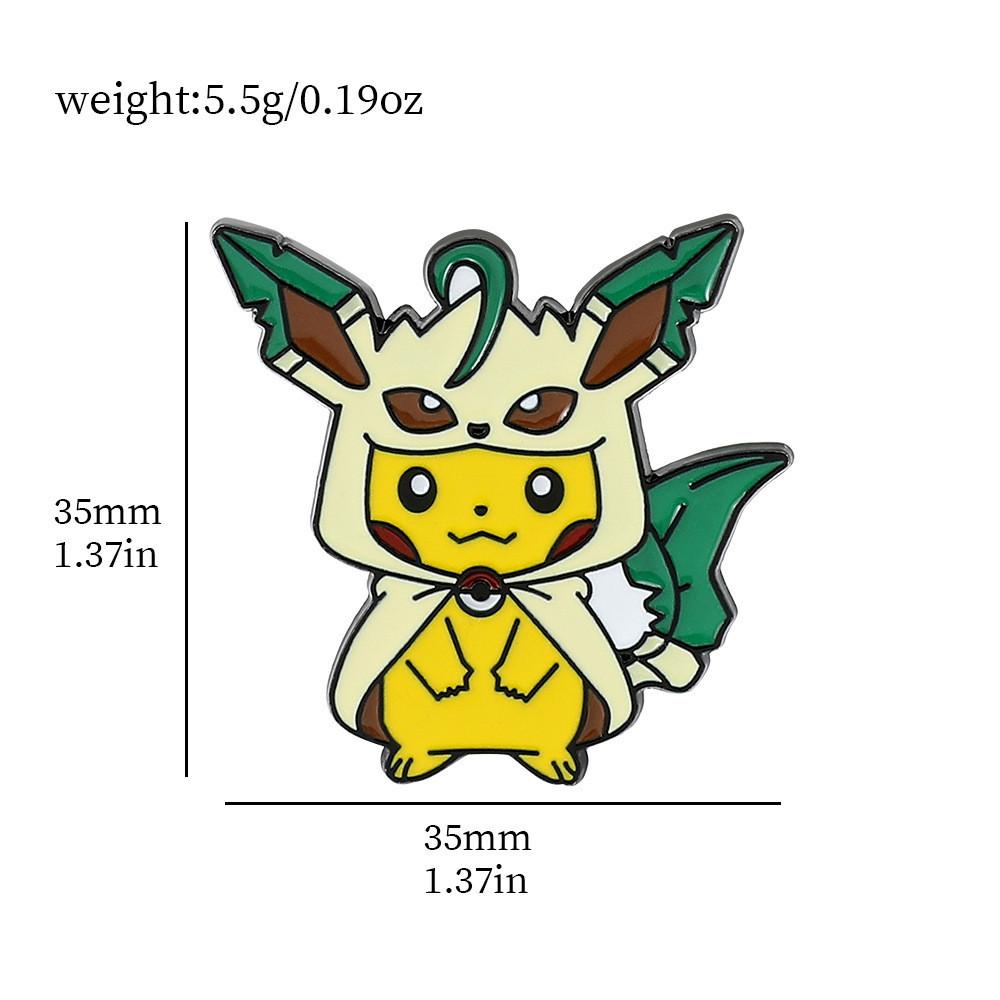 Cartoon Pikachu Unique Metal Pin Perfect For Collectors Fans And
