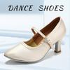 Modern Dance Shoes Women Waltz Dancing Shoes Heeled 7CM Latin Ballroom Shoes