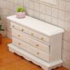 Ingenious Anti-deformed Decorate Birch Wood White Mini Dresser Supply for Micro Landscape