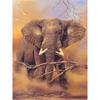 DIY Elephant 5D Diamond Painting Full Round Drill Animal Diamond Embroidery Cross Stitch Mosaic Kits Wall Art Gift Home Decor