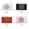 SCIONE White Women Clutch Bag Wedding Clutch Purse Bridal Evening Crystal Bags Luxury Small Crossbody Bags