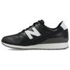 Fashion Leather Shock Absorbing Durable Breathable Low Top Running Shoes Men Sneakers Black White MRL996LT