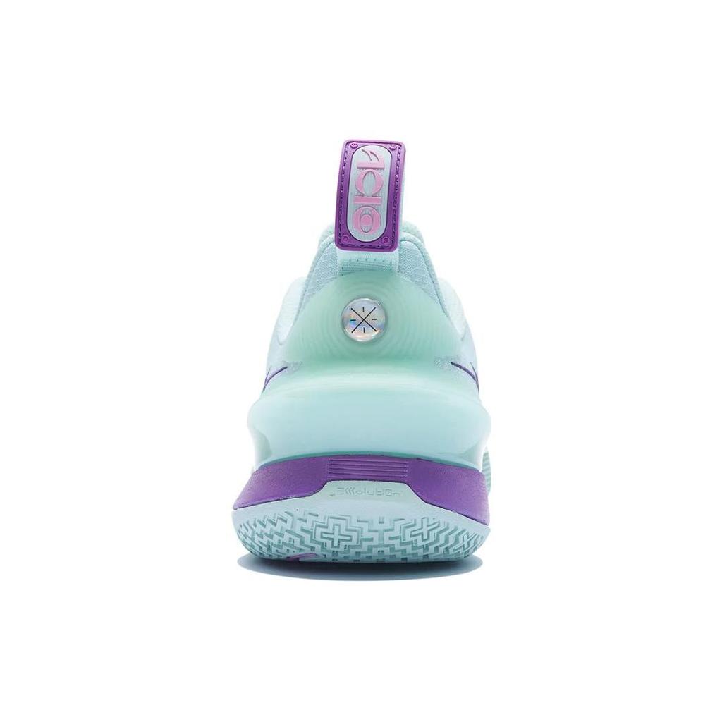 Li Ning All City 10 V2 Cold Blood Cushioning Anti-Slip Rebound Low-Top Basketball Shoes Men Basketball Shoes Water-Wave-Green ABAS059-4