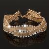 Rhinestone Bangles Wedding Shiny Woman Jewelry Wedding Bracelets Rhinestone Bracelets Bracelets AVE
