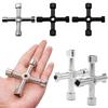 Internal Triangle Key Wrench 4 Ways Elevator Cabinet Wrenches New Cross Switch Alloy Spanner Home