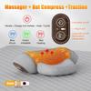 New Electric Neck Massager Pillow Cervical Heating Vibration Massage with Hot Compress Traction for Neck Shoulder Back