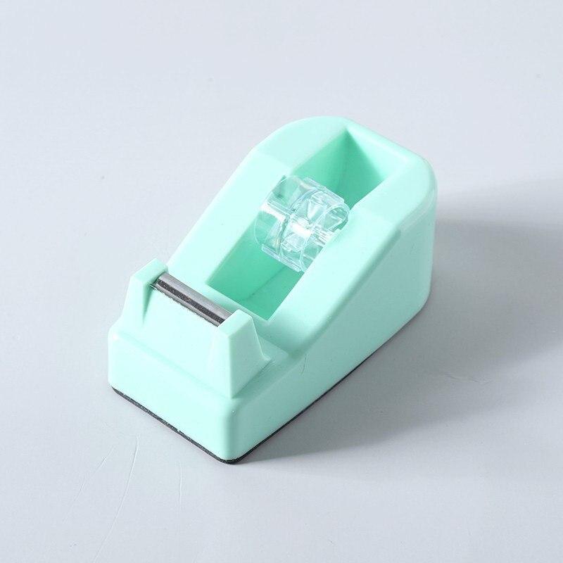 Plastic Tape Dispenser Office Desktop Tape Holder Cutter School Stationery Office Supplies Accessories Packing Tools