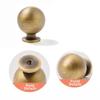 Gold Round Brass Cabinet Pull Nordic Cabinet Door Handle Wardrobe Pulls  Drawer Cabinet