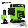 IE12C Green Beam Cross Line Laser Level 360 Rotary Self-Leveling Construction Decoration Tools With Remote Control