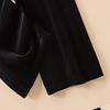 Women's Fleece-Lined Elastic Waist Loose Wide-Leg Casual Pants