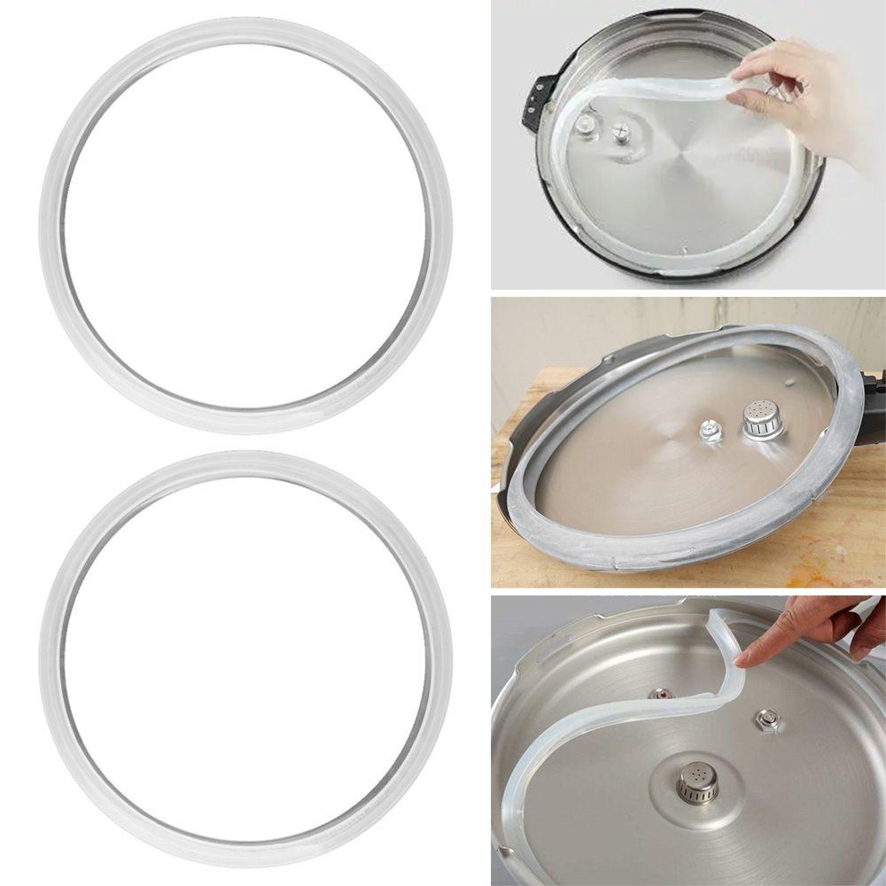 Cooking Tools 18 20 22 24 26CM Gasket Sealing Ring White Silicone Rubber Pressure Cooker Seal Ring